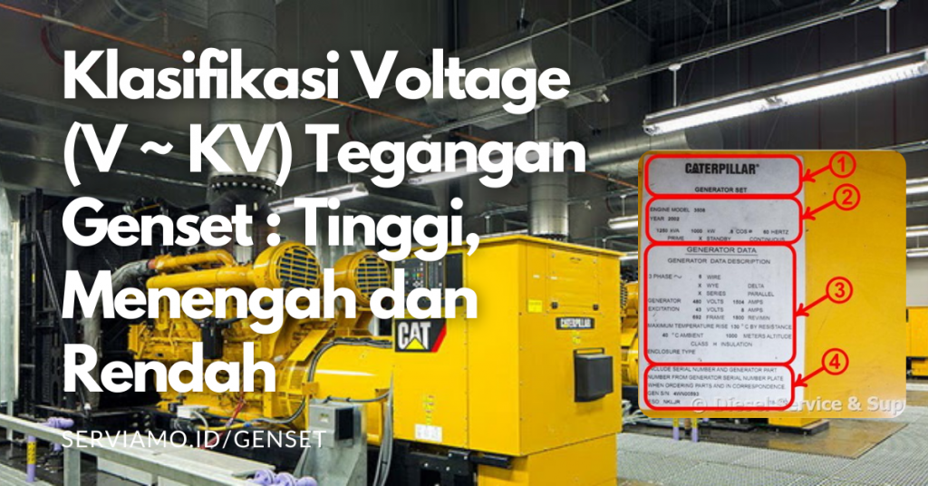 Klasifikasi Voltage KW KVa Tegangan Genset Tinggi, Menengah dan Rendah