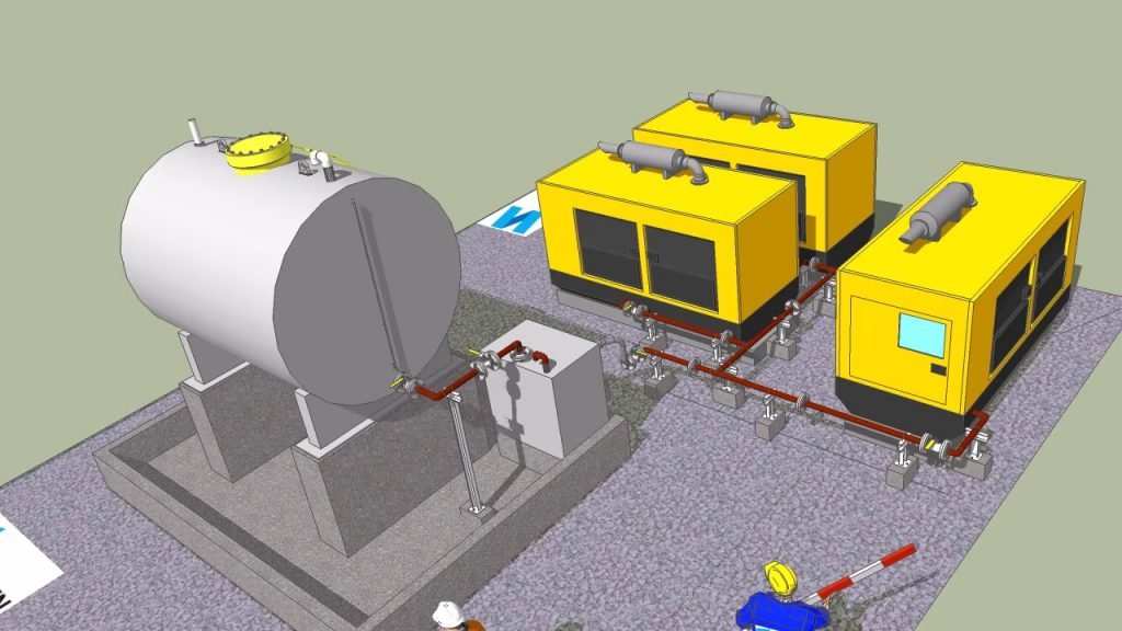 Tangki Solar Genset